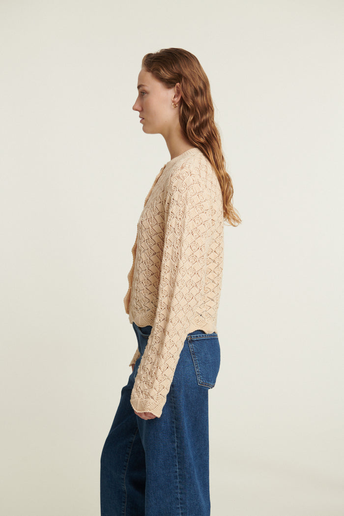 Basic Apparel Dania Cardigan Cardigans 183 Birch